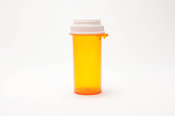 istock Simple prescription medicine bottle container 149058065