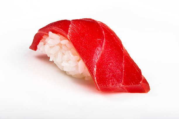 istock One piece of red tuna (toro) nigiri sushi 149058066