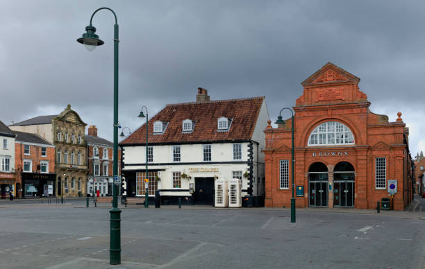 istock Centre of town empty during pandemic lockdown. Beverley, UK. 1490587166