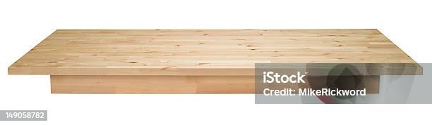 Pine Worktop Stock Photo - Download Image Now - Clean, Cut Out, Cutting Board