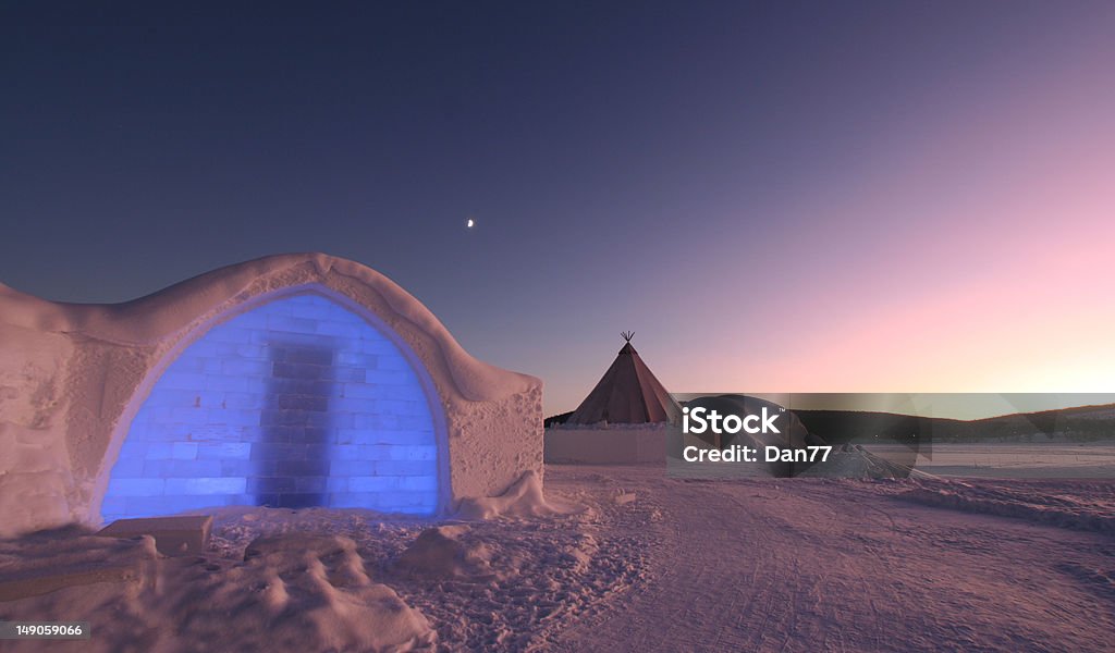 Icehotel ingresso - Foto stock royalty-free di Albergo di ghiaccio - Svezia