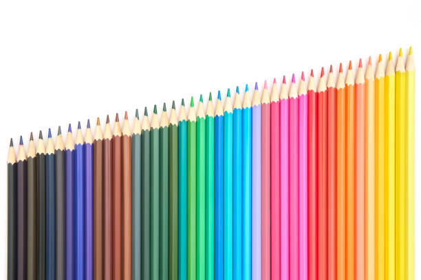 istock colorful rainbow pencils over white background, back to school concept, school and creativity concept 1490590773