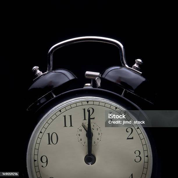 Alarm Clock Stock Photo - Download Image Now - 12 O'Clock, Alarm Clock, Bell