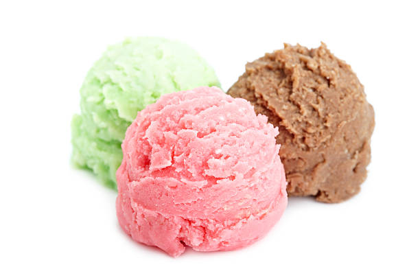 istock Balls of multi flavor ice cream 149059222