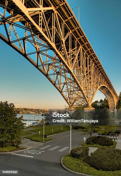 Ponte De Fremont - Fotografias de stock e mais imagens de Seattle - Seattle, Anoitecer, Ao Ar Livre