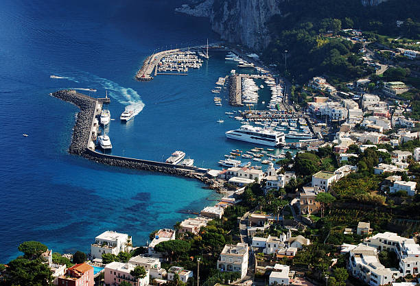 istock Up view of Capri Town on a sunny day 149059786