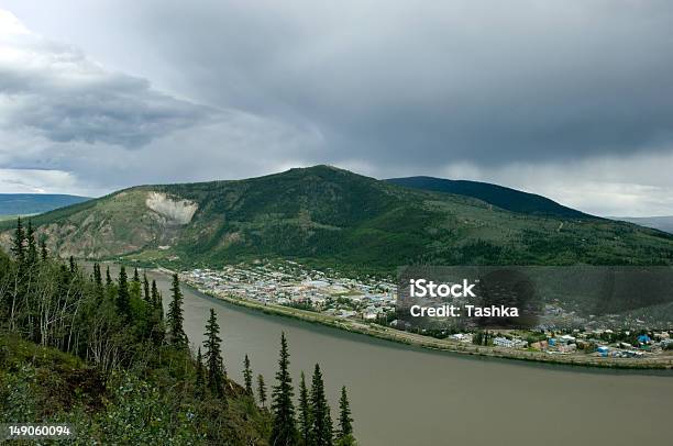 Dawson City Yukon Territori - Fotografie stock e altre immagini di Corsa all'oro del Klondike - Corsa all'oro del Klondike, Fiume Yukon, Yukon