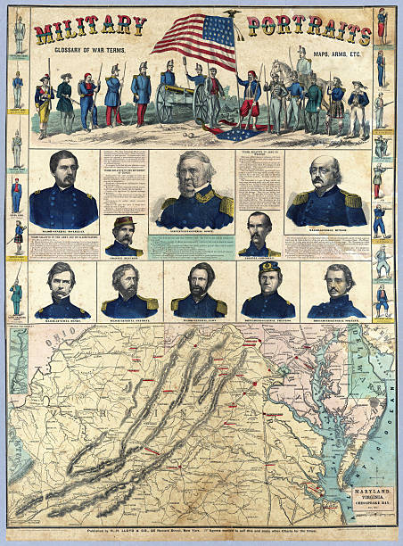 a guerra civil mapa - civil war - fotografias e filmes do acervo