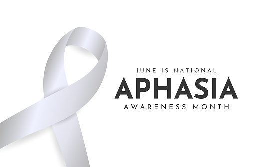 Aphasia Awareness Month, June. Vector illustration. EPS10
