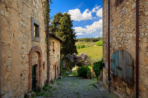 Borgo Fonterutoli in Tuscany stone houses
