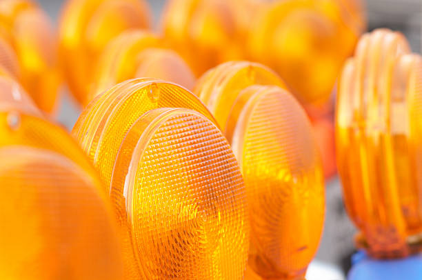 Reflectors stock photo