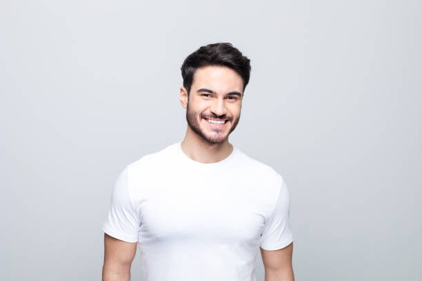 istock Portrait of pleased young man 1490616564
