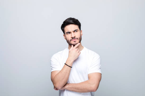 istock Portrait of thoughtful young man 1490616671