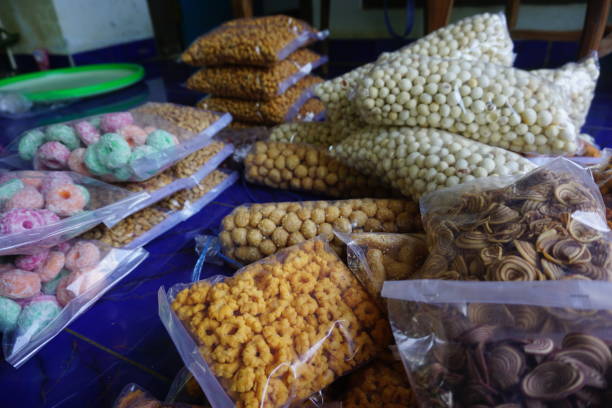 istock Stock photos of Indonesian Eid snacks and drinks 1490617046