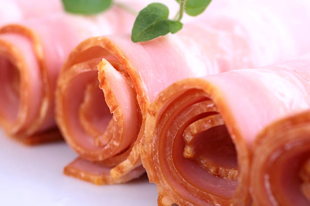 Tasty meat bacon stock photo