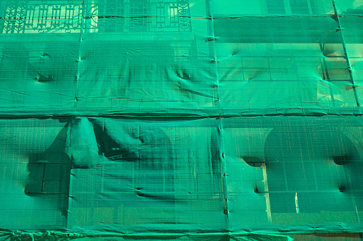 Safety net for building construction  . Building Safety Netting