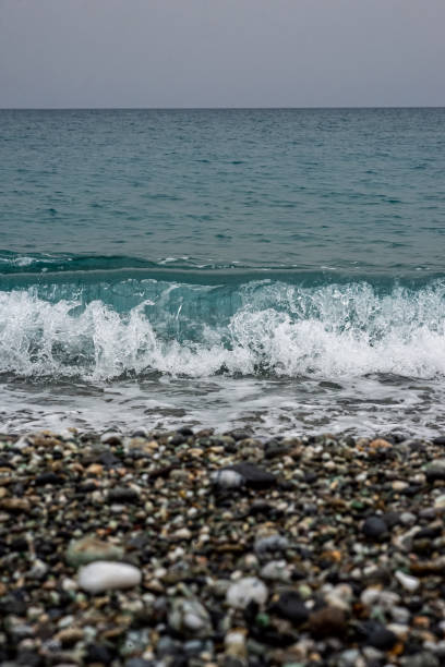 istock ocean with stones, sand, water and sun 1490633010