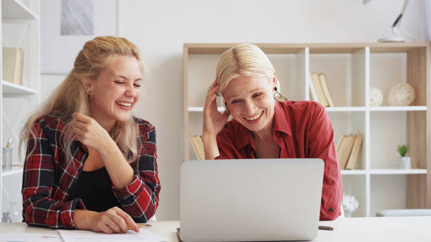 istock Video call fun conversation family online chat 1490634600