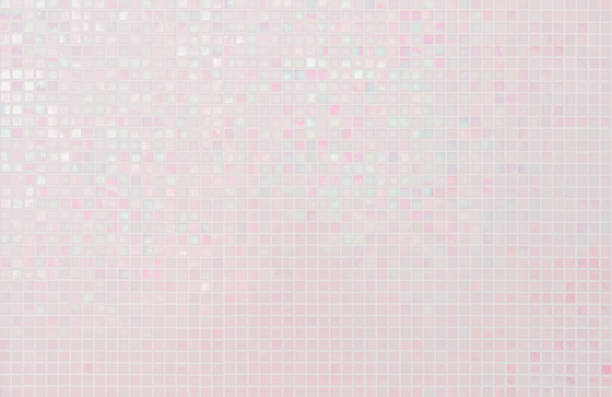 istock Colorful pastel ceramic wall and floor grid tiles abstract background. Design geometric mosaic texture decoration of the bedroom, Home or office. Simple seamless pattern for backdrop advertising. 1490634769