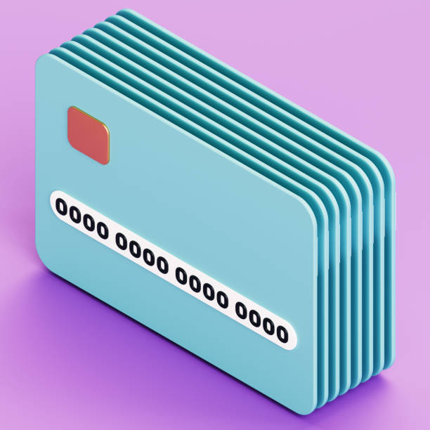 istock 3d credit card icon for contactless payments, online payment concept. 1490638190