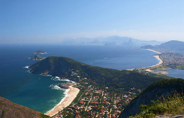istock Niteroi and Rio de Janeiro view from the Mountain top 149064347