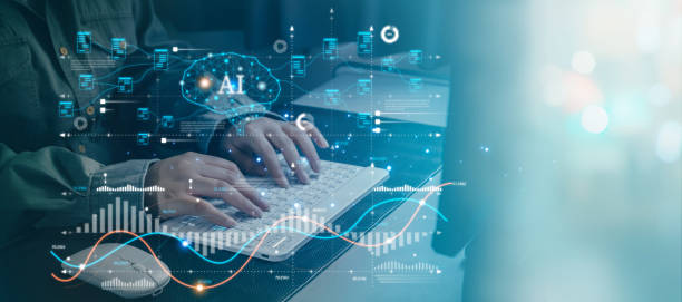 istock Chatbot chat AI concept, Young business chatting with smart AI or artificial intelligence using chatbot, artificial intelligence developed to be intelligent, interactive like a human to analyze data. 1490647220