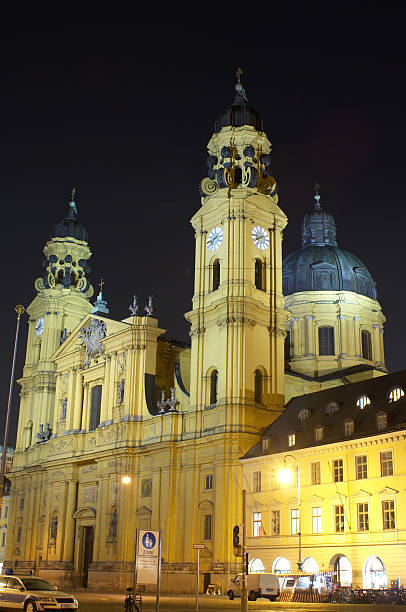 St. Cajetan Church, church stock photo