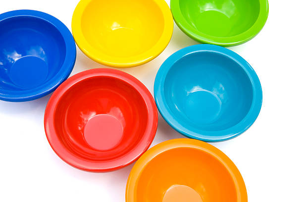 Colorful Bowls stock photo