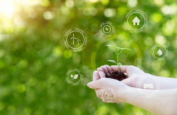 istock Landscaping as the main source of energy in the world. 1490654225