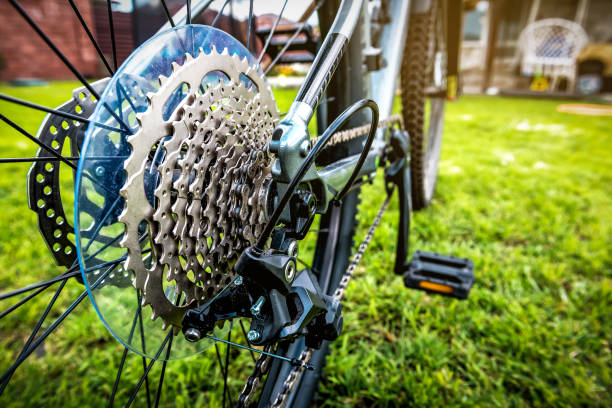 istock New bicycle gears, disc brake and rear derailleur 1490656886