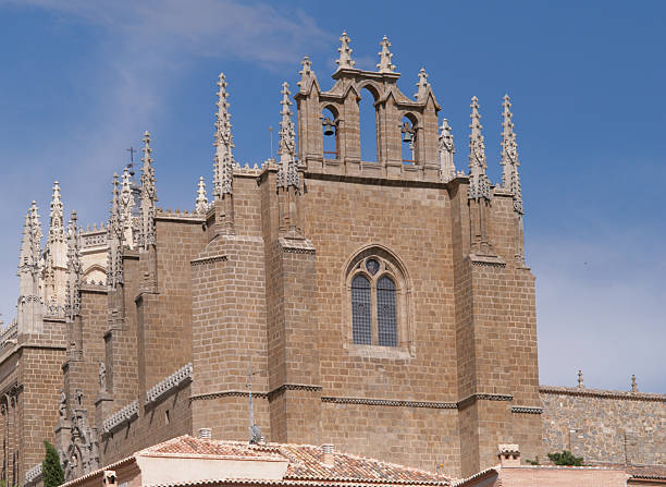 Old Gothic styled building stock photo