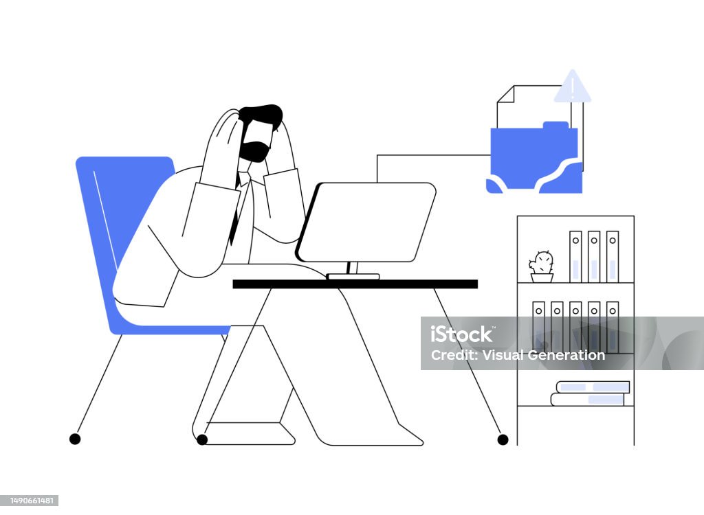 Software Problems Abstract Concept Vector Illustration Stock ...