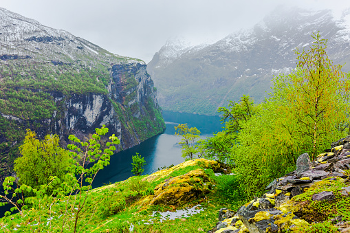 Fjords in Norway. Geiranger