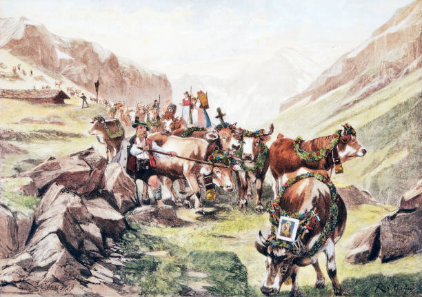 Illustration from 19th century.