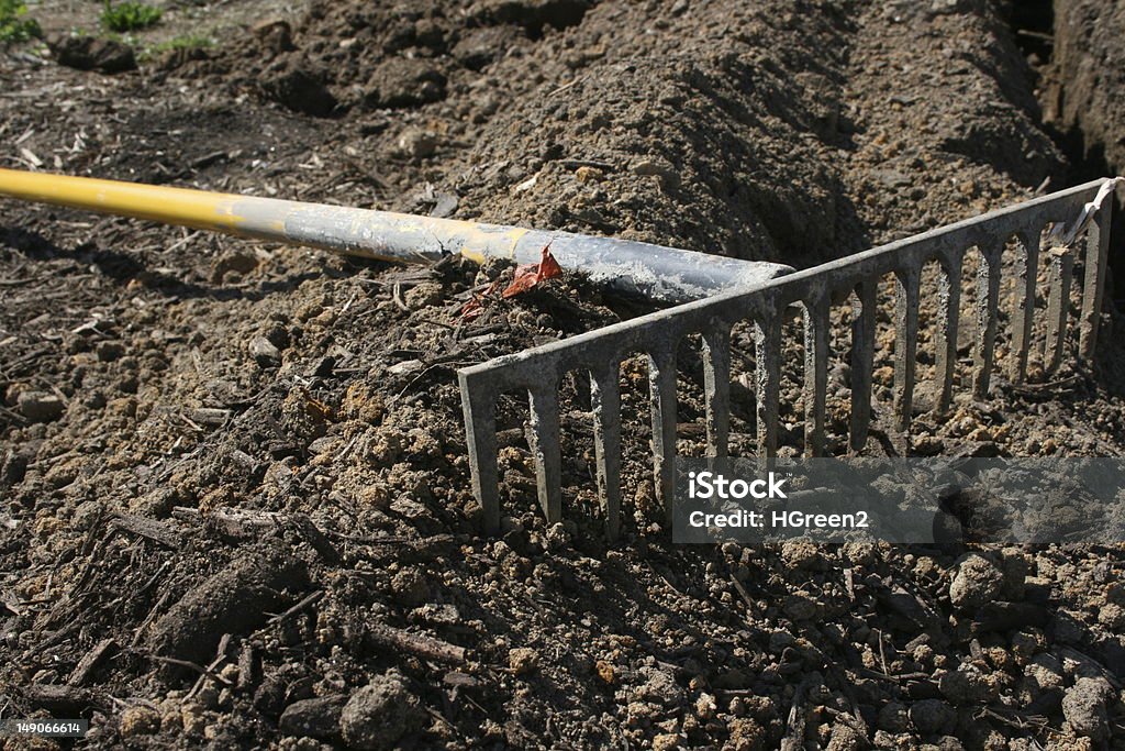 Hard Rake Stock Photo - Download Image Now - Equipment, Gardening ...