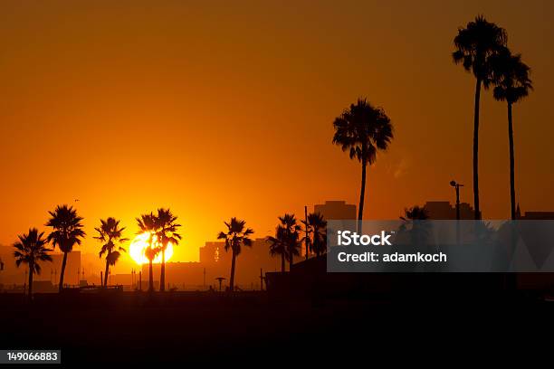 Sundown Em Long Beach - Fotografias de stock e mais imagens de Long Beach - Califórnia - Long Beach - Califórnia, 2000-2009, Alto-Contraste