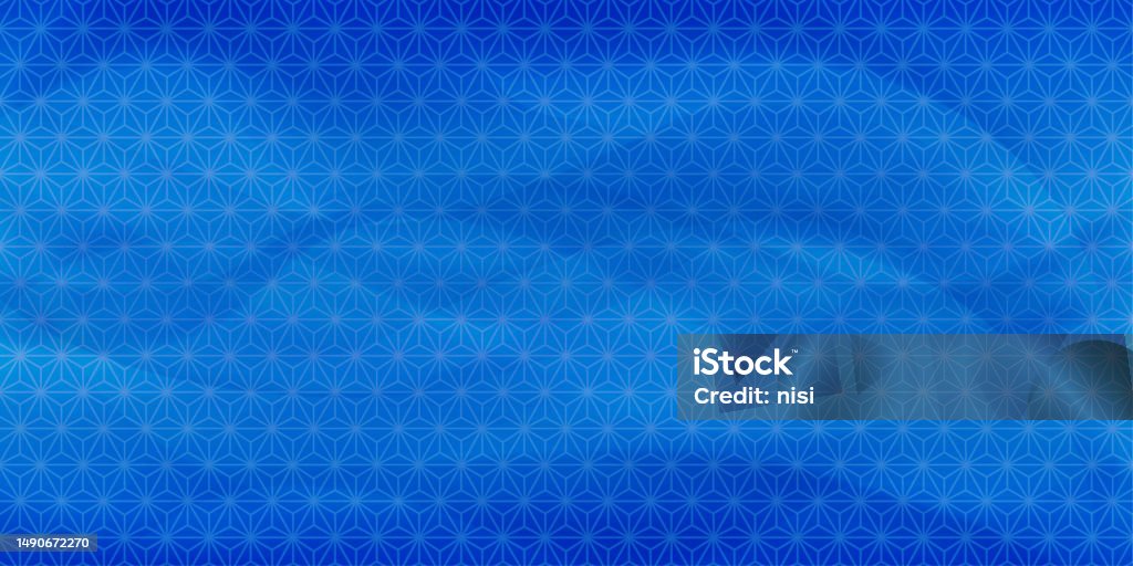 Hemp Leaf Pattern Blue Gradient Background Illustration Stock ...