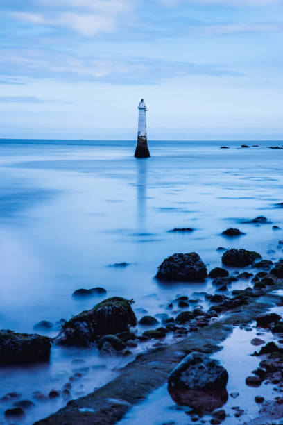 istock The Phillip Lucette Beacon, Shaldon, Devon at dusk in long exposure. 1490672984