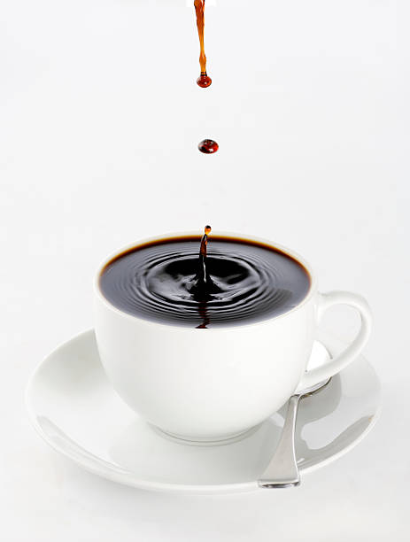 istock Full cup of coffee drips form the sky 149067301