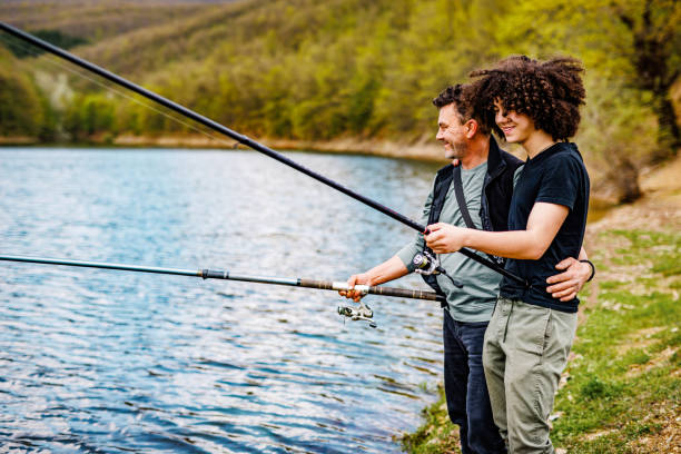 istock Springtime fishing on the lake 1490674678