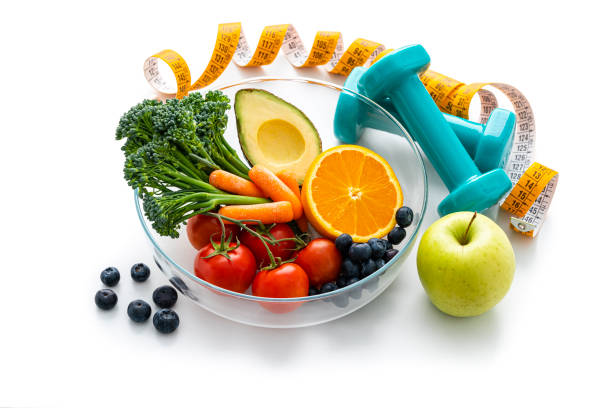 istock Healthy eating and exercising concept 1490676575