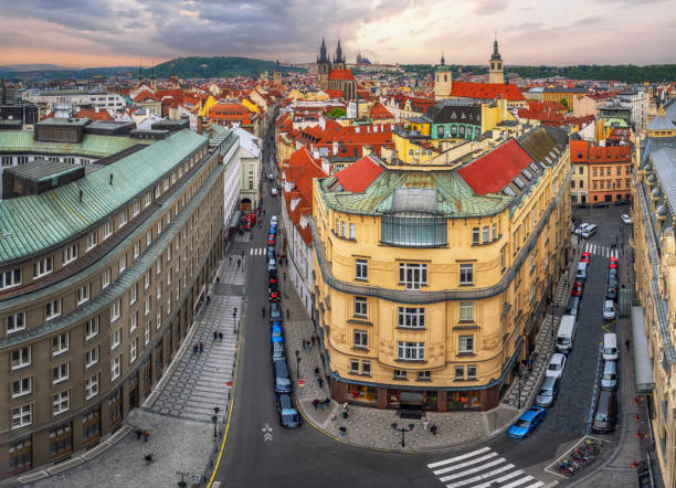 istock Cityscape of Prague 1490678602