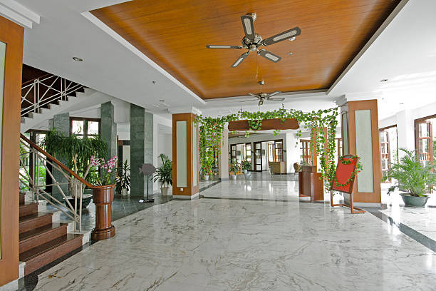 istock A well lit entrance hall containing many indoor plants 149068328