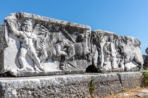 Ruins of the ancient city of Milet, Aydın, Turkey.
