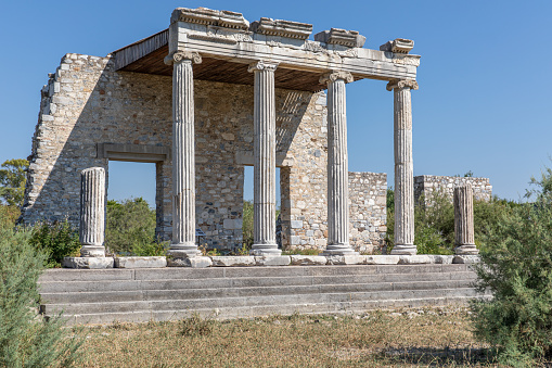 Ruins of the ancient city of Milet, Aydın, Turkey.