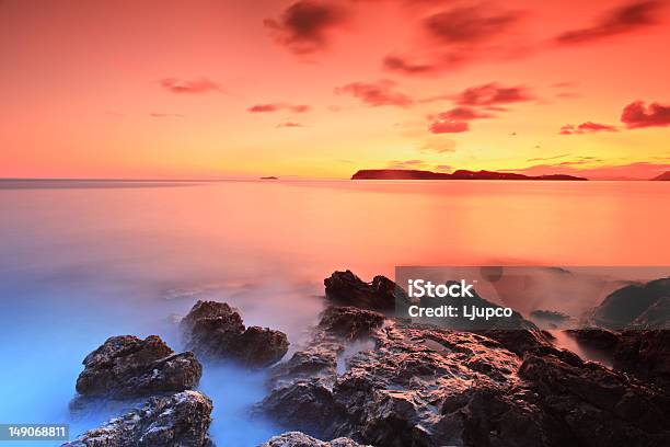 After Sunset Dubrovnik Croatia Stock Photo - Download Image Now - Adriatic Sea, Awe, Beach