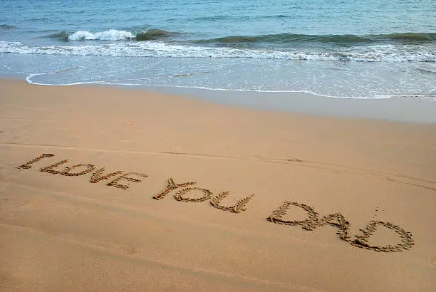 Love Message left at a surfy beach