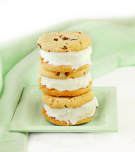 istock Chocolate Chip Cookie Ice Cream Sandwiches 149069488