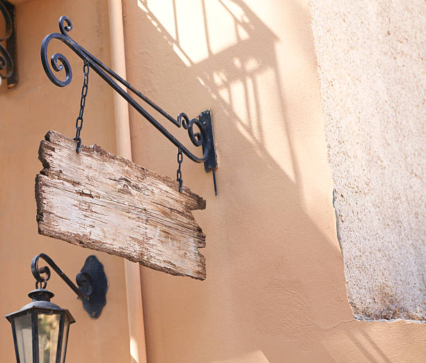 istock wooden signboard in greece 149069561