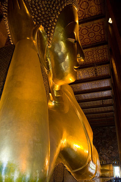 Grande Buddha dorato - foto stock